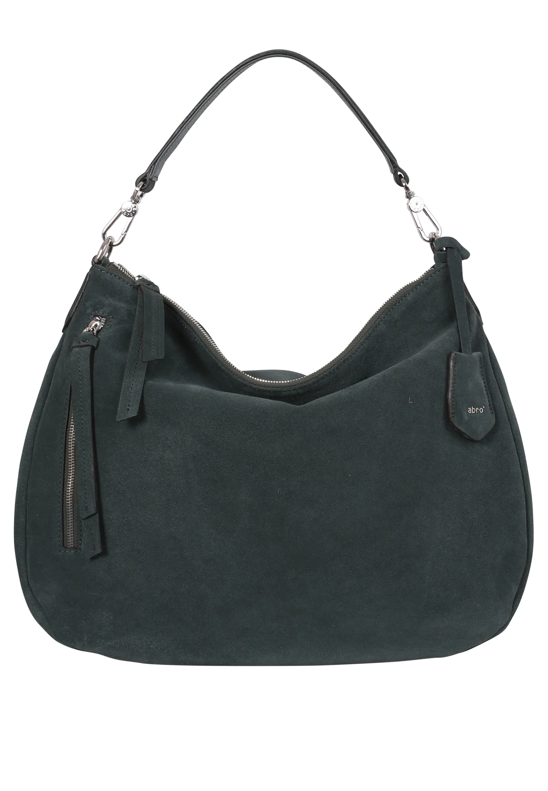 Hot Beutel JUNA big Leder Suede sage Beutel