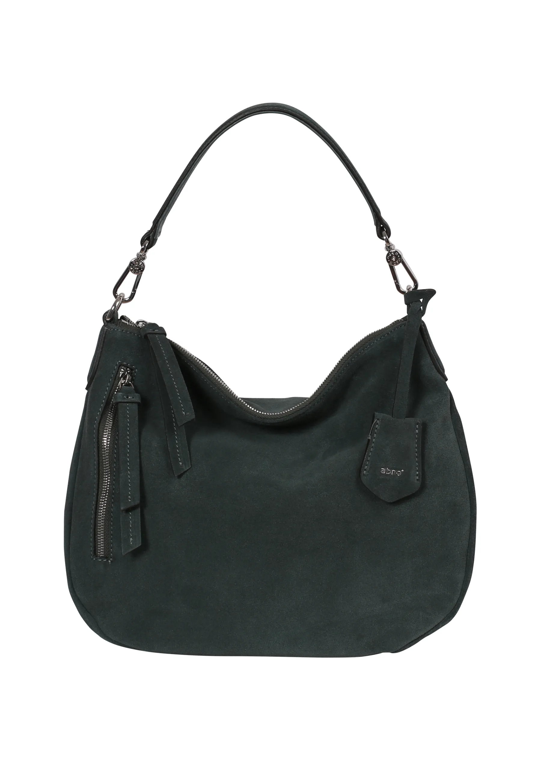 Best Sale Beutel JUNA medium Leder Suede sage Beutel