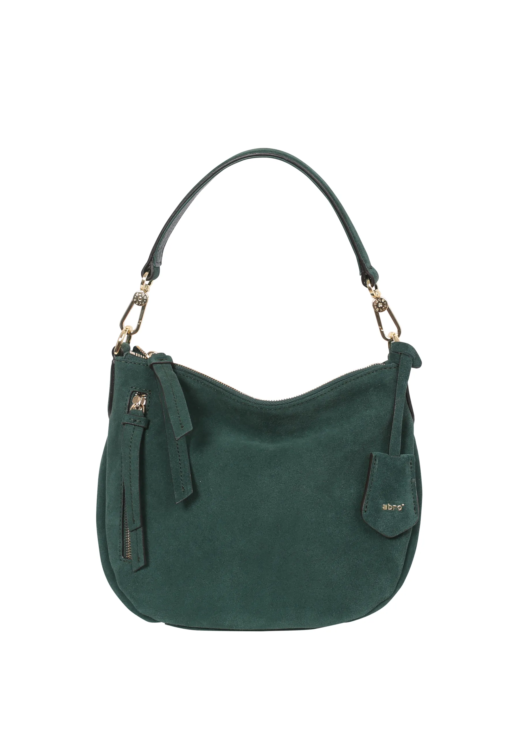Hot Beutel JUNA small Leder Suede pixie green Beutel