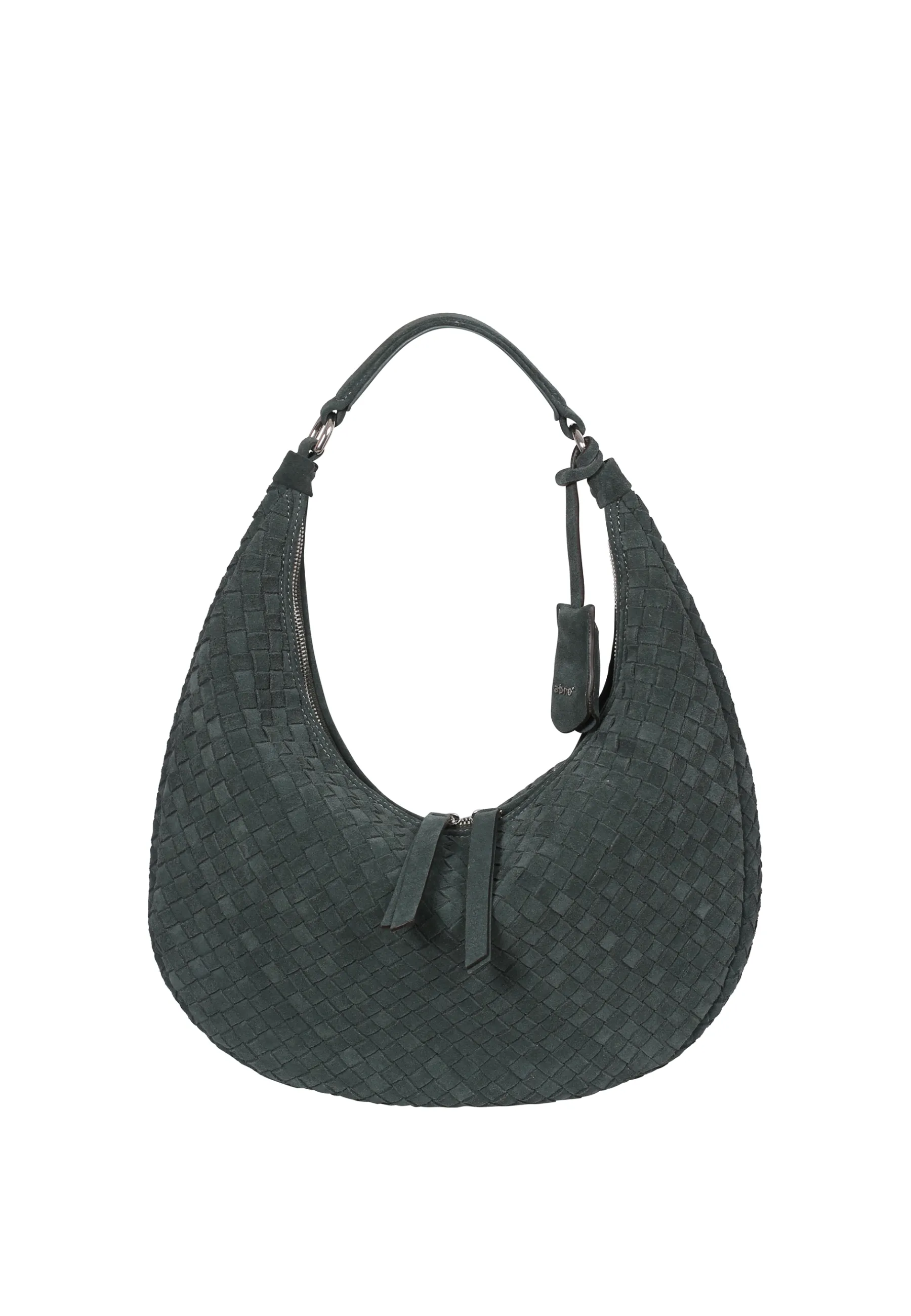 Online Beutel NANA small  Leder Suede weaving sage Beutel