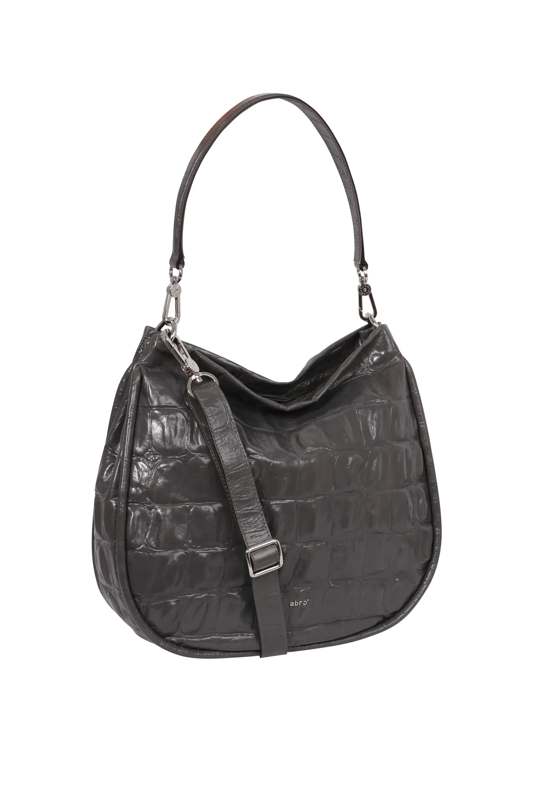 Cheap Beutel WILLOW Leder Maxi Cocco d.grey Beutel