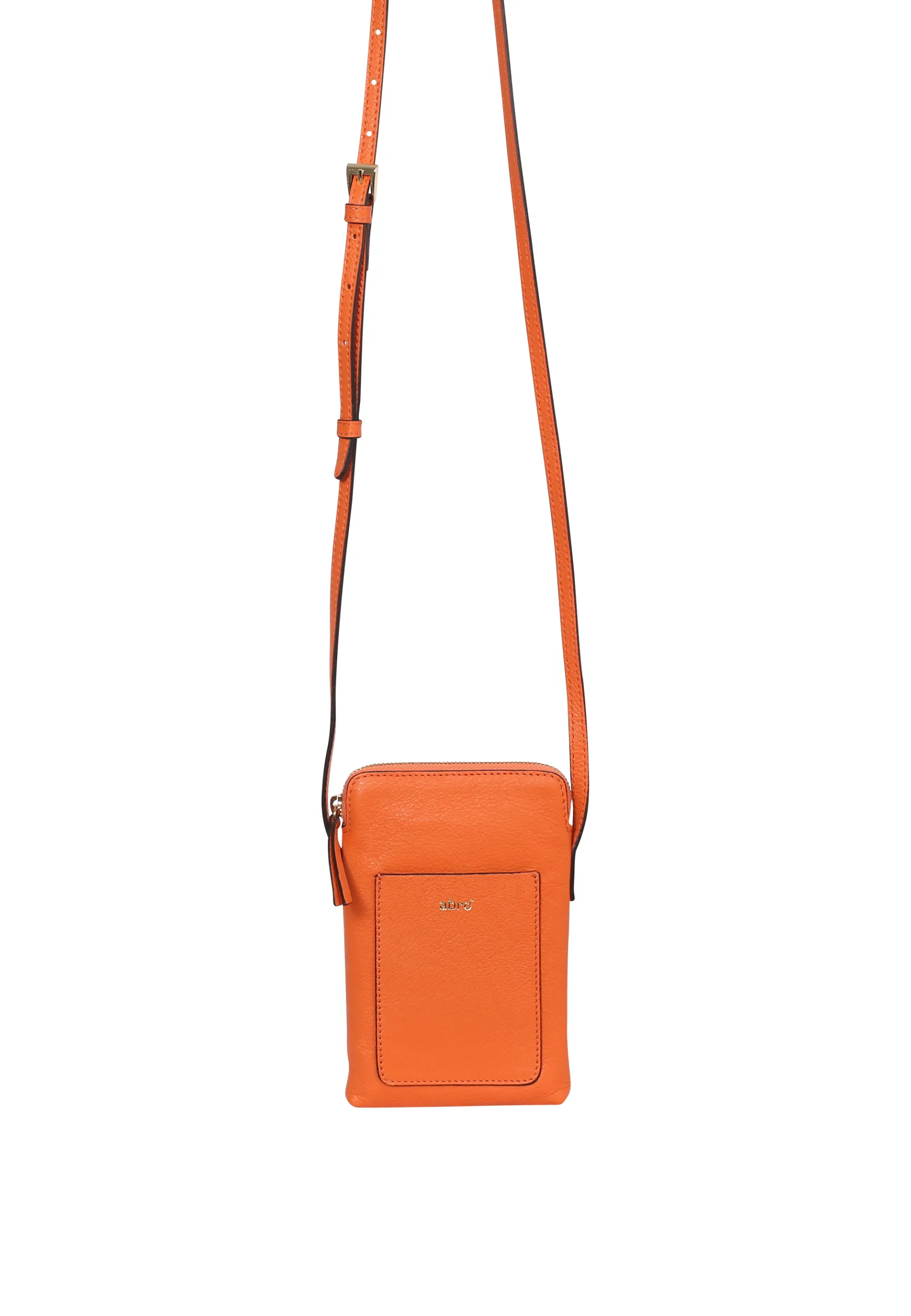 Hot Handy-Umhängetasche RAQUEL  Leder Dalia orange Handy-umhängetaschen | Handy-umhängetaschen