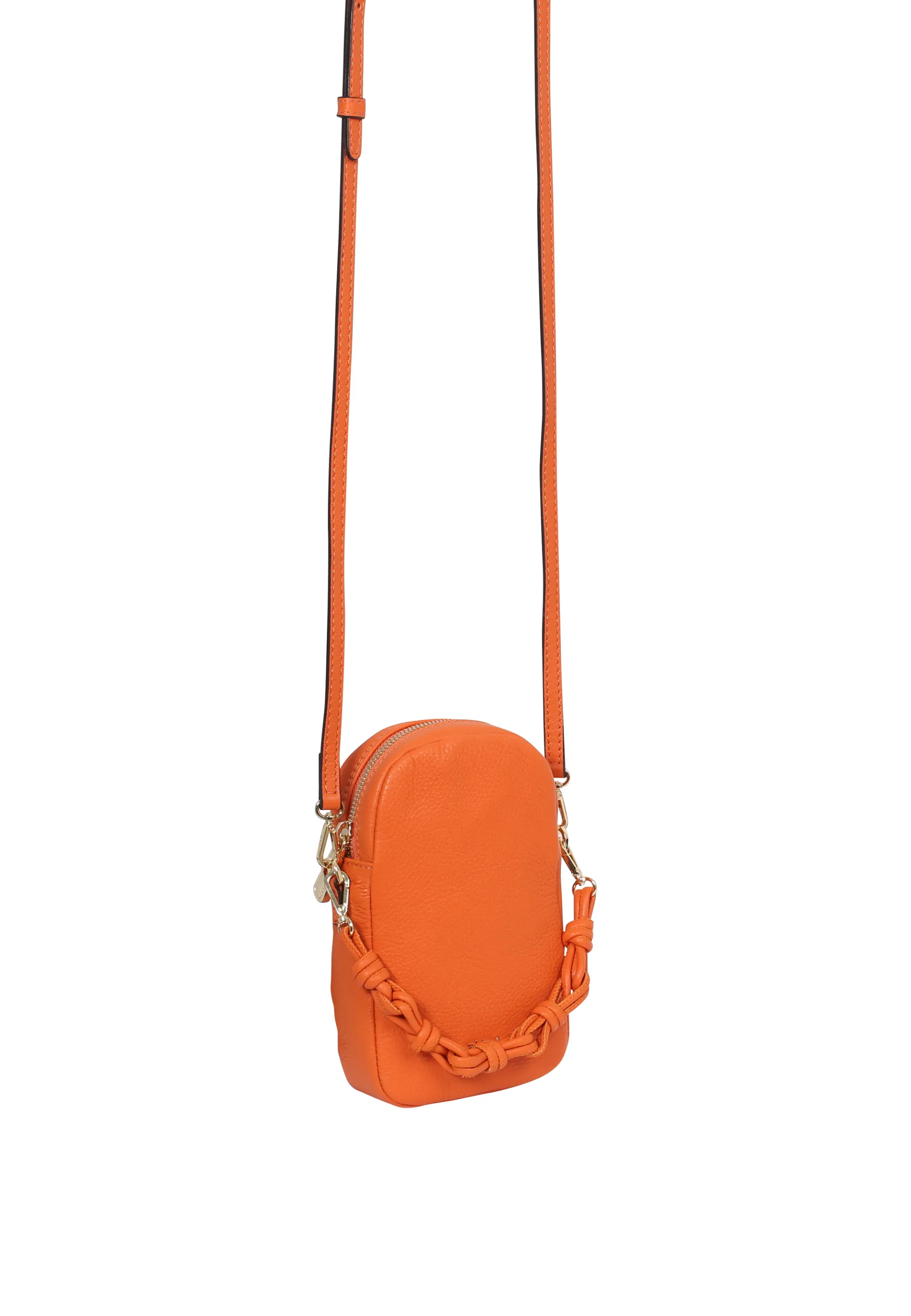 Outlet Handy-Umhängetasche SOLEY Leder Dalia orange Handy-umhängetaschen | Handy-umhängetaschen
