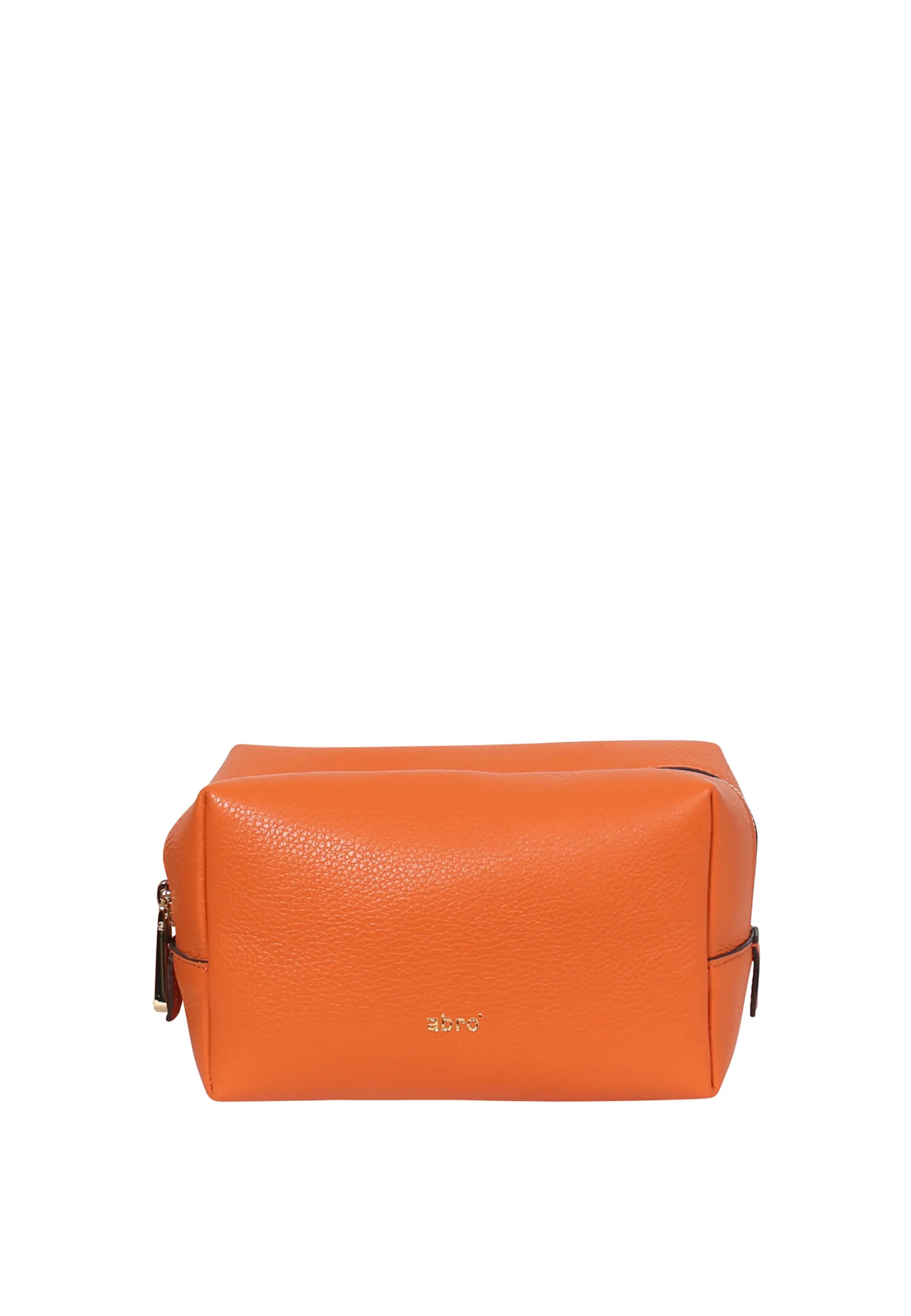 Best Sale Kosmetiktasche Leder Dalia orange Kosmetiktaschen