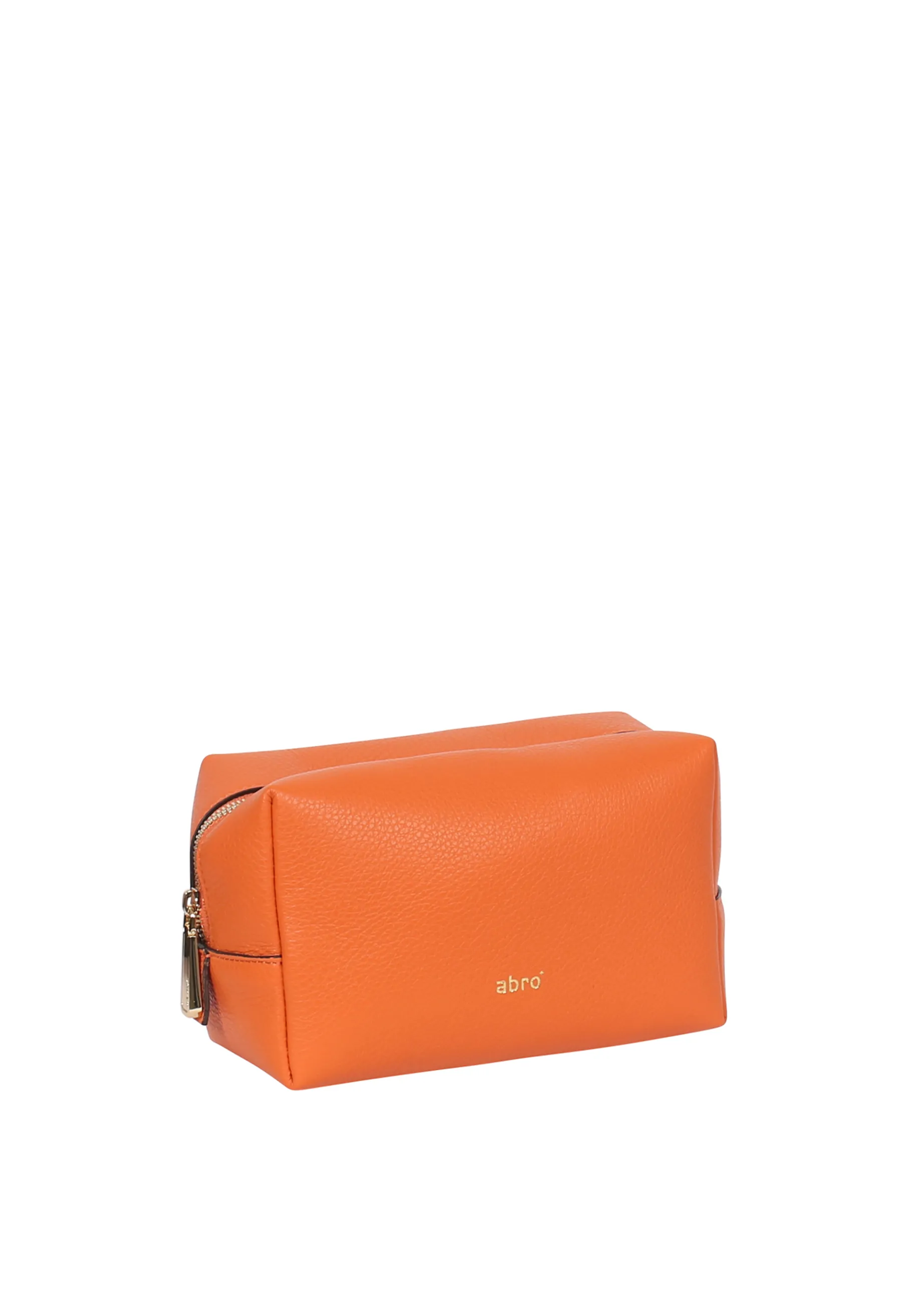 Best Sale Kosmetiktasche Leder Dalia orange Kosmetiktaschen