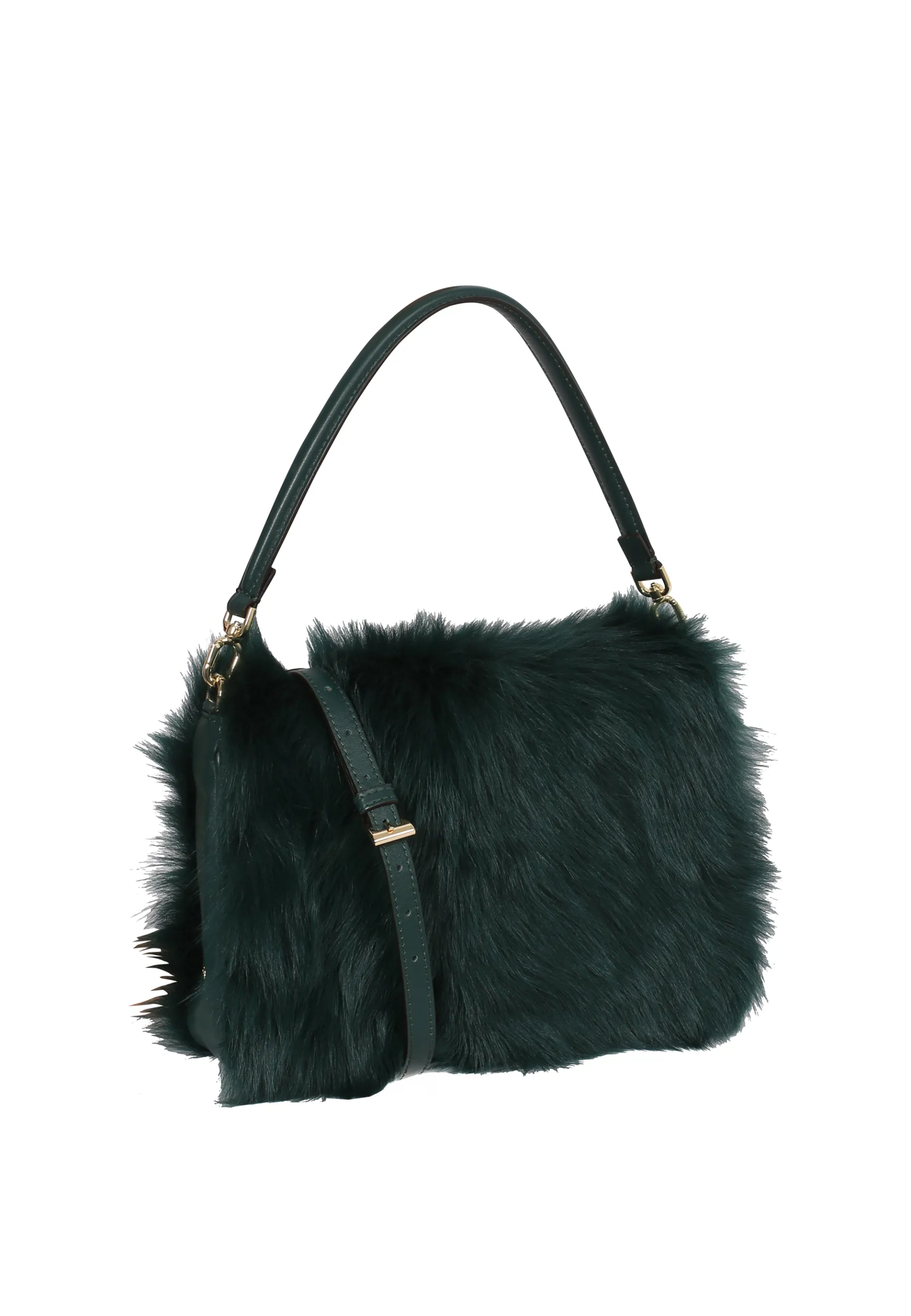New Schultertasche ASTOR Leder Shearling LH pixie green Schultertaschen