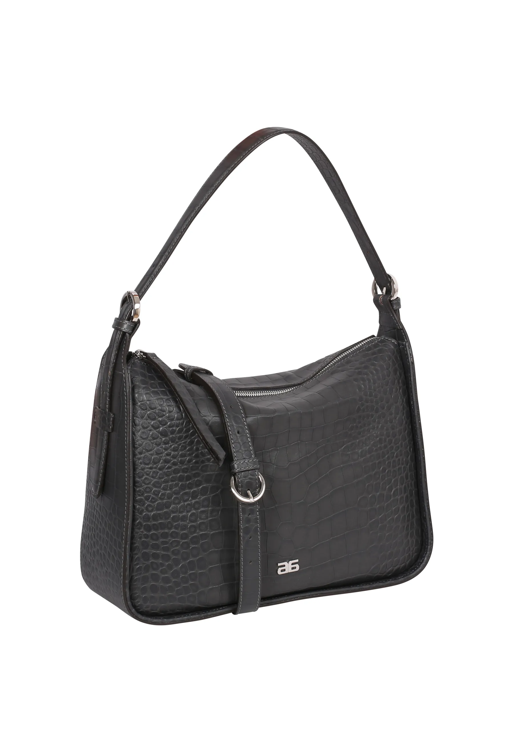 Fashion Schultertasche BEST FRIEND Leder Cocco lotus d.grey Schultertaschen