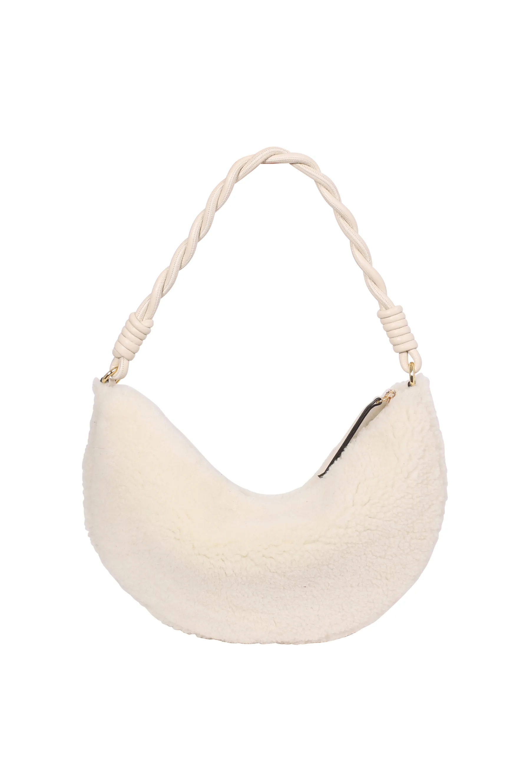 Cheap Schultertasche MOON Leder Shearling Schultertaschen