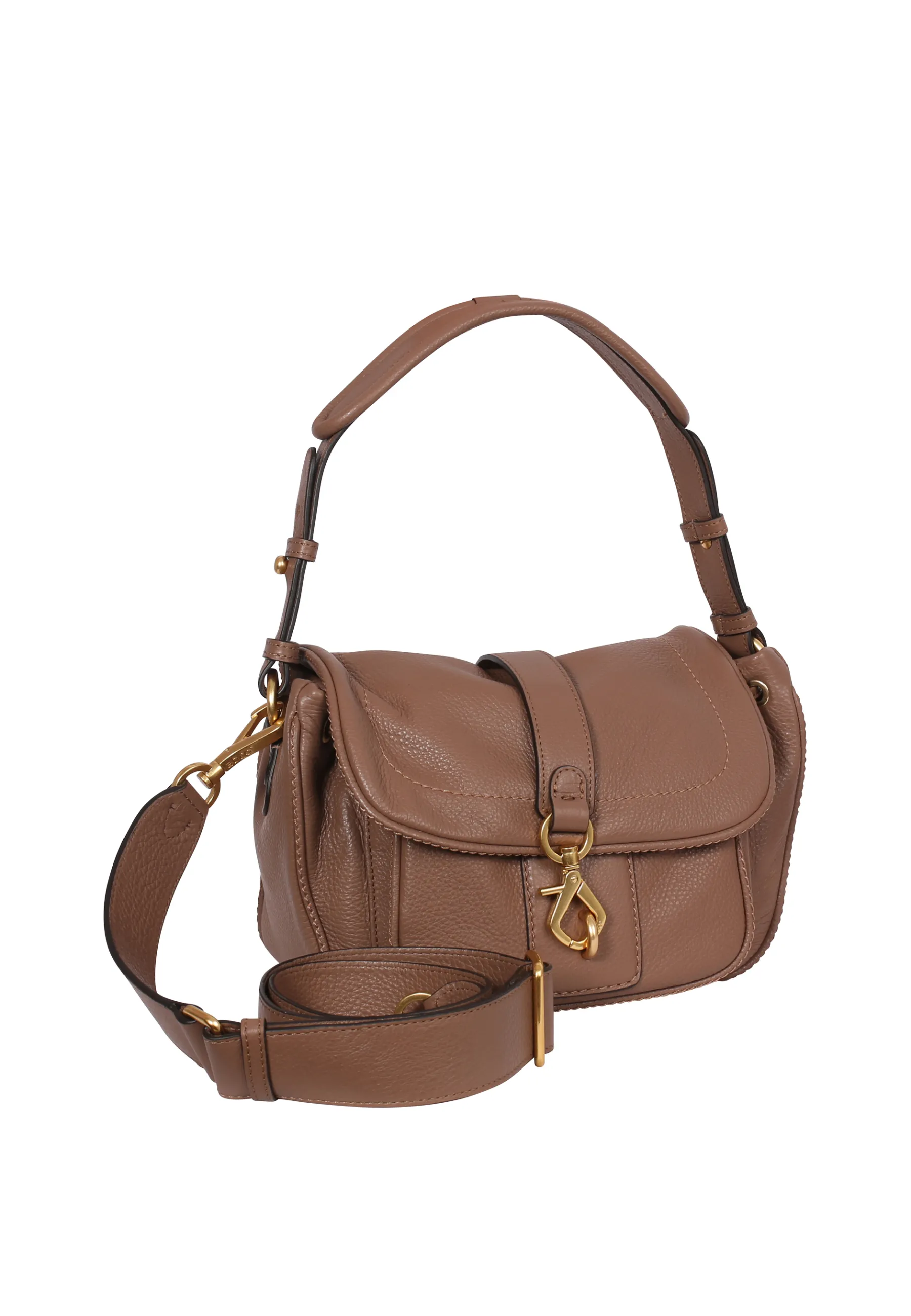 Fashion Schultertasche STAR SADDLE Leder Dalia camel Schultertaschen