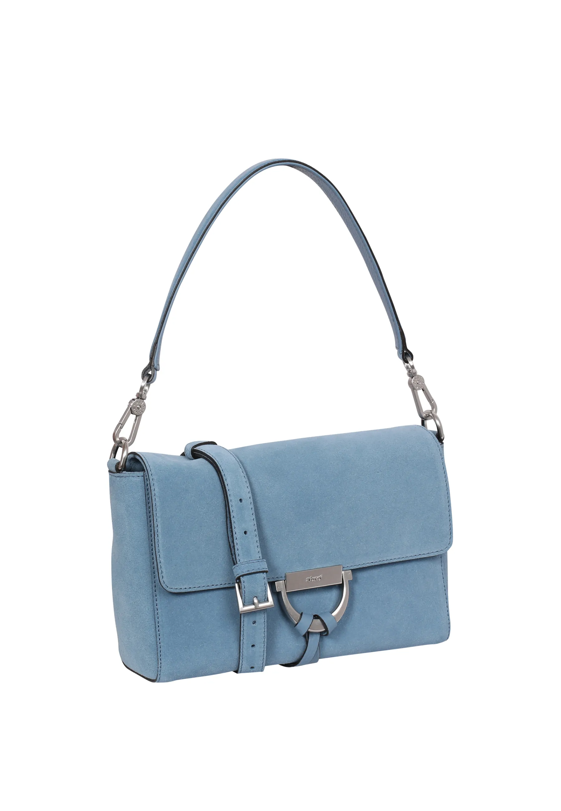 Discount Schultertasche TEMI Leder Suede light blue/fairy Schultertaschen