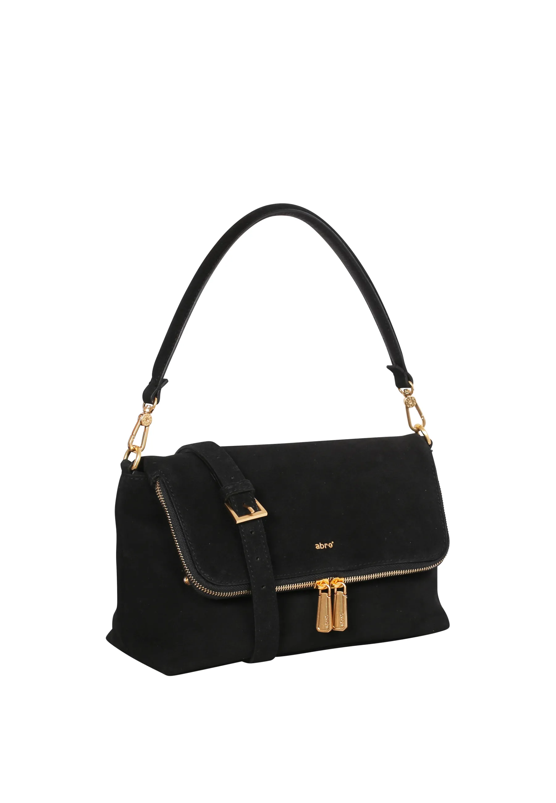 Best Sale Schultertasche TRINITY Leder Suede Schultertaschen