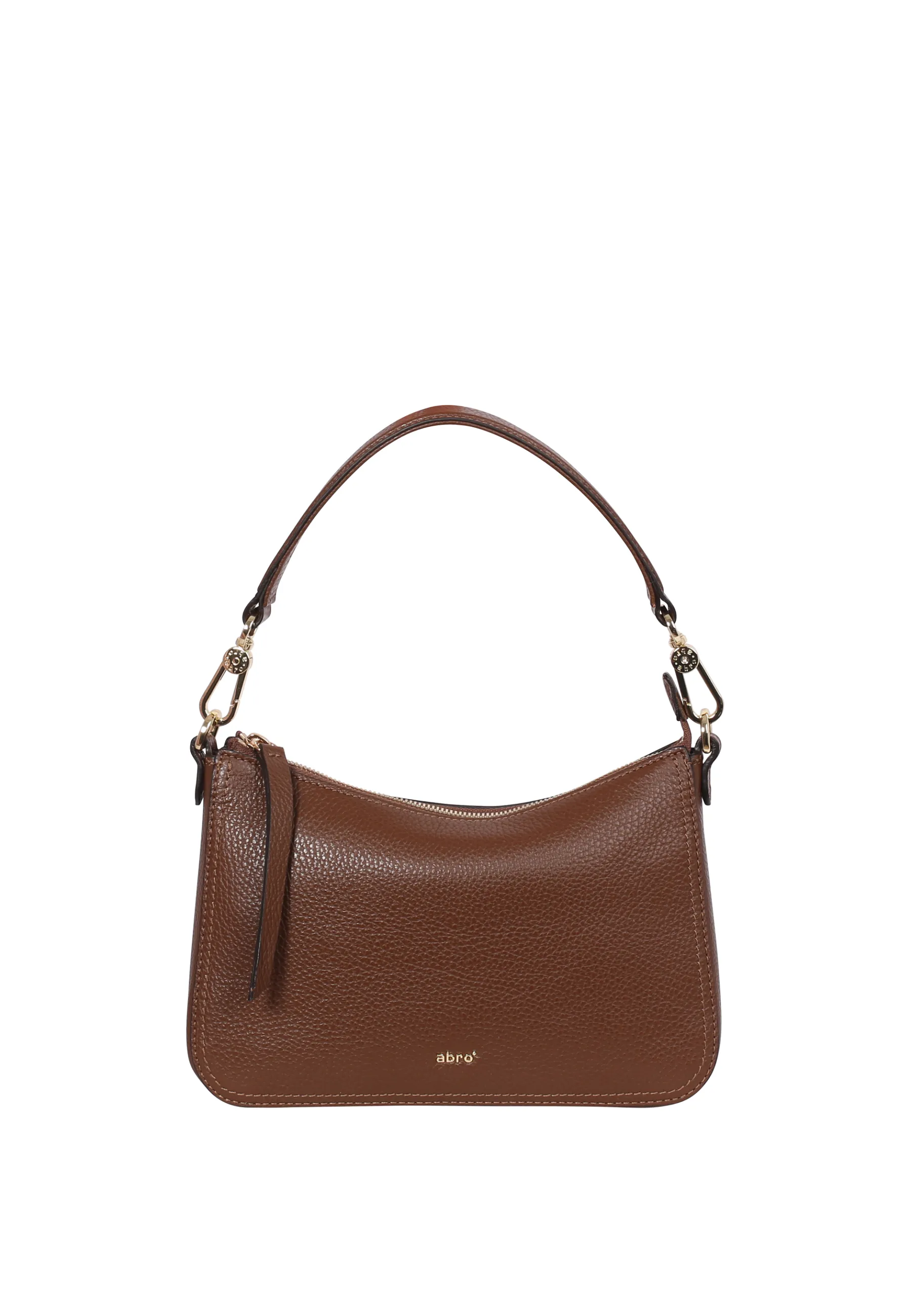 Outlet Schultertasche VIOLA Leder Adria camel Schultertaschen