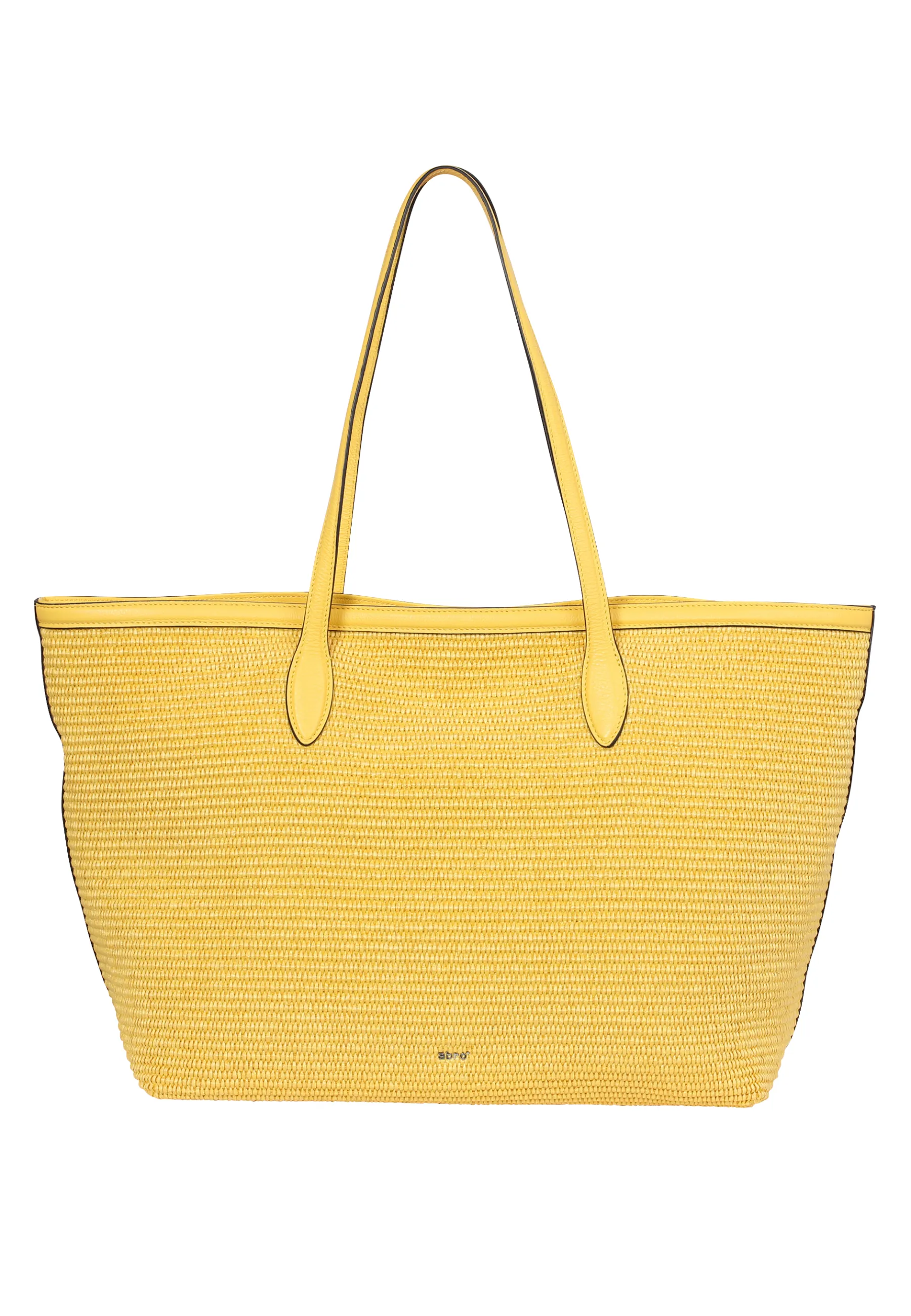 Outlet Shopper PRIMULA Stoff Raffia yellow Shopper