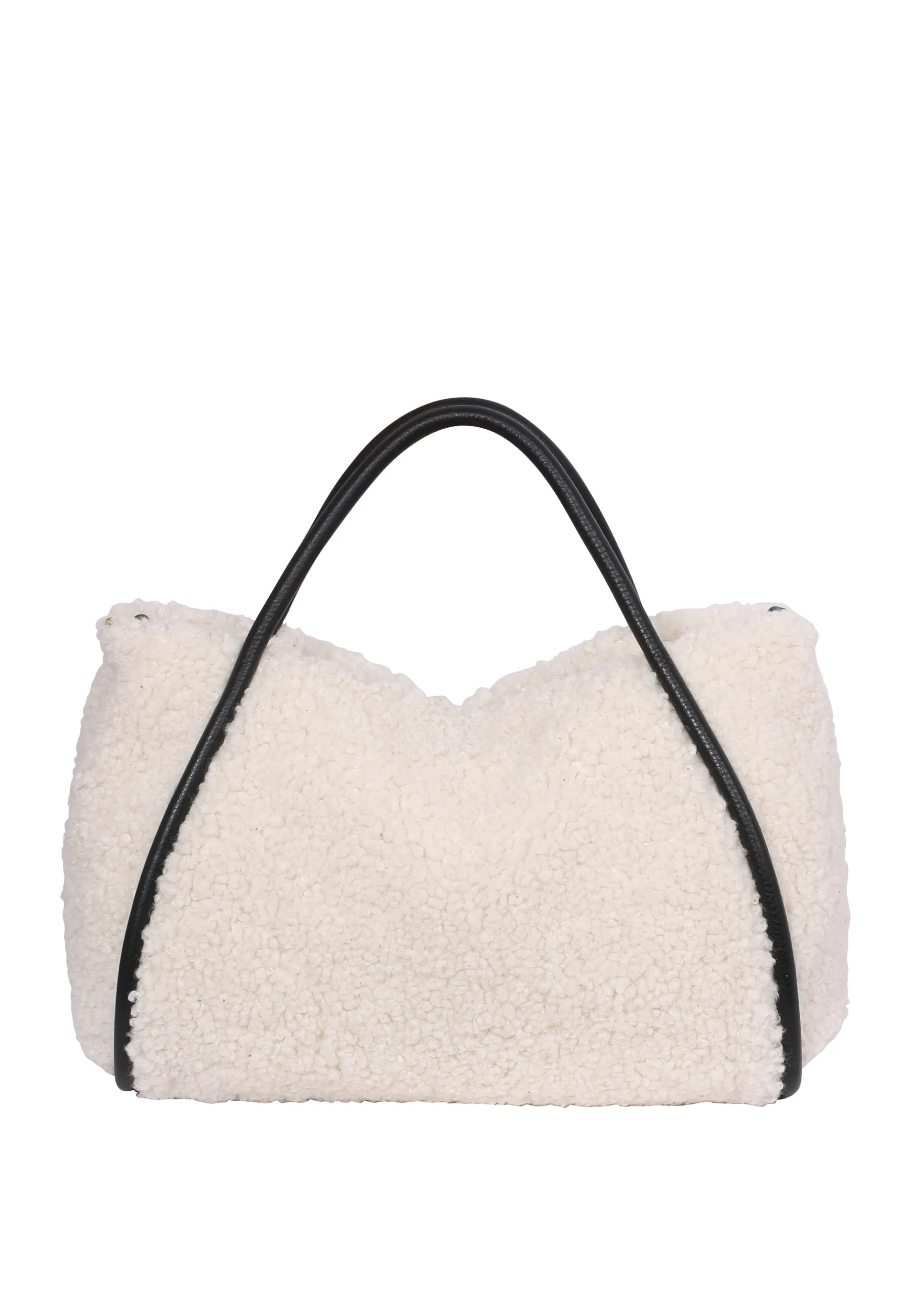 Cheap Shopper WILLOW small Eco Fur Artico ivory/black Shopper