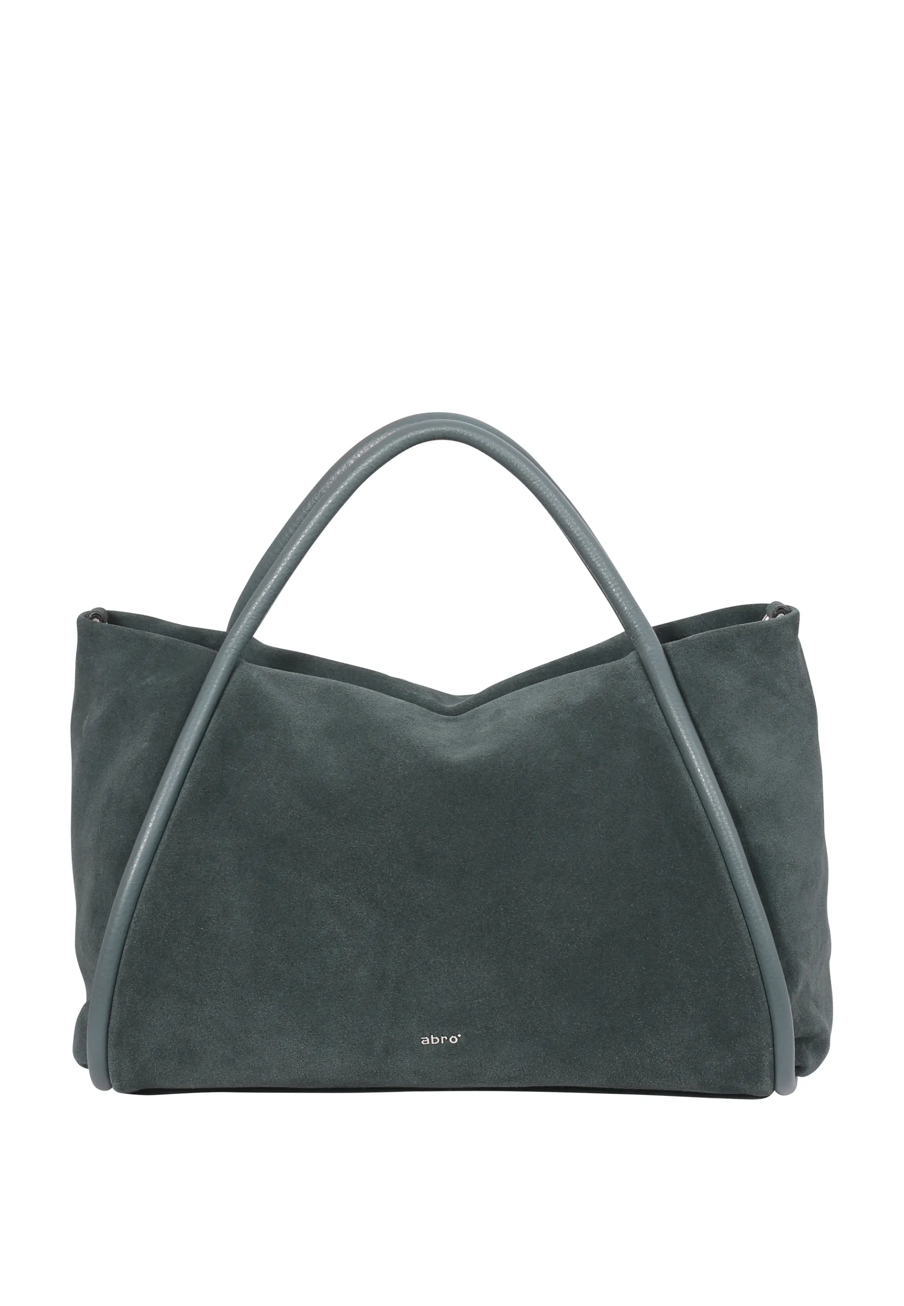Clearance Shopper WILLOW small Leder Suede sage Shopper