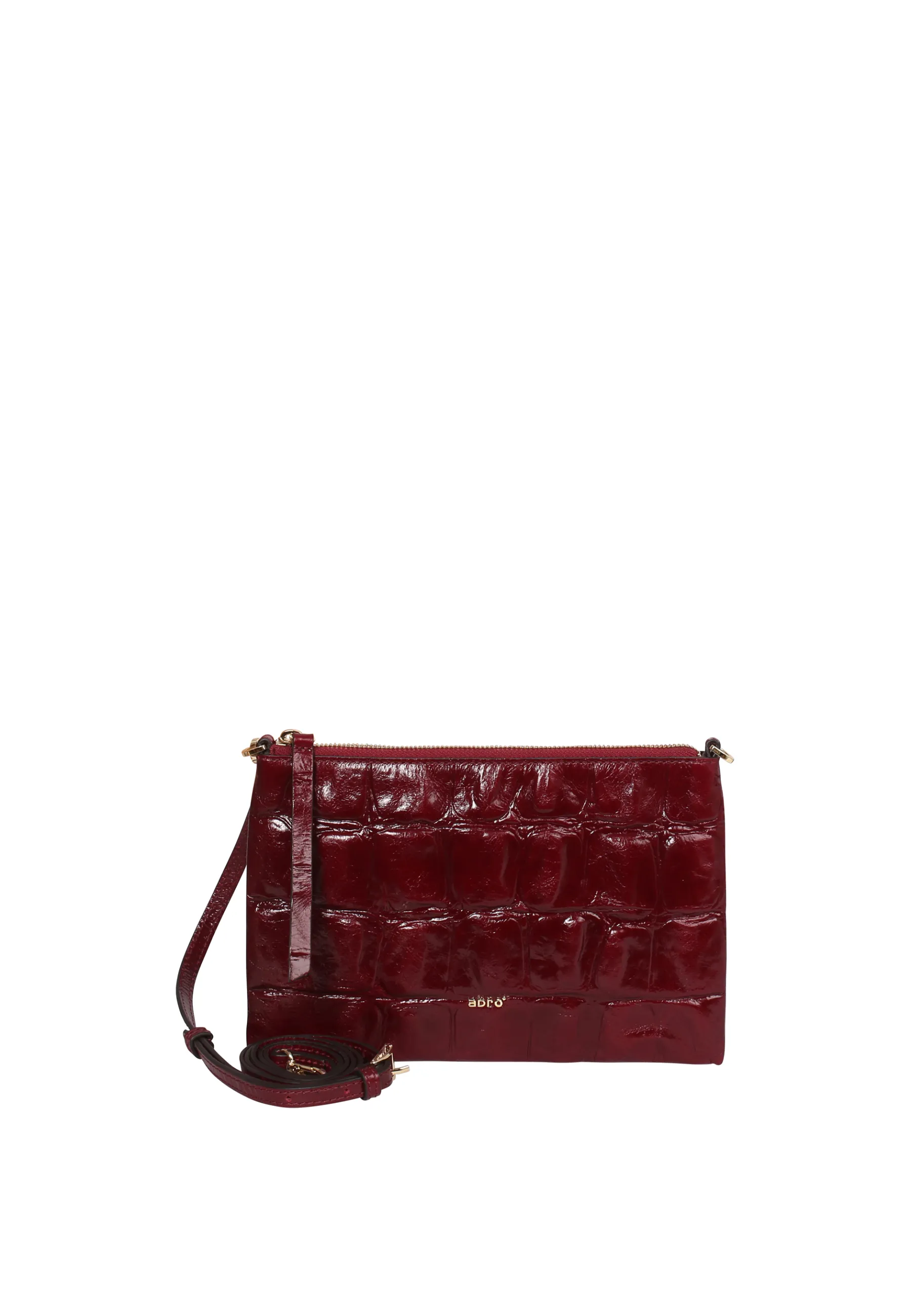 Sale Umhängetasche ALL DAY Leder MAXI COCCO bordeaux Umhängetaschen