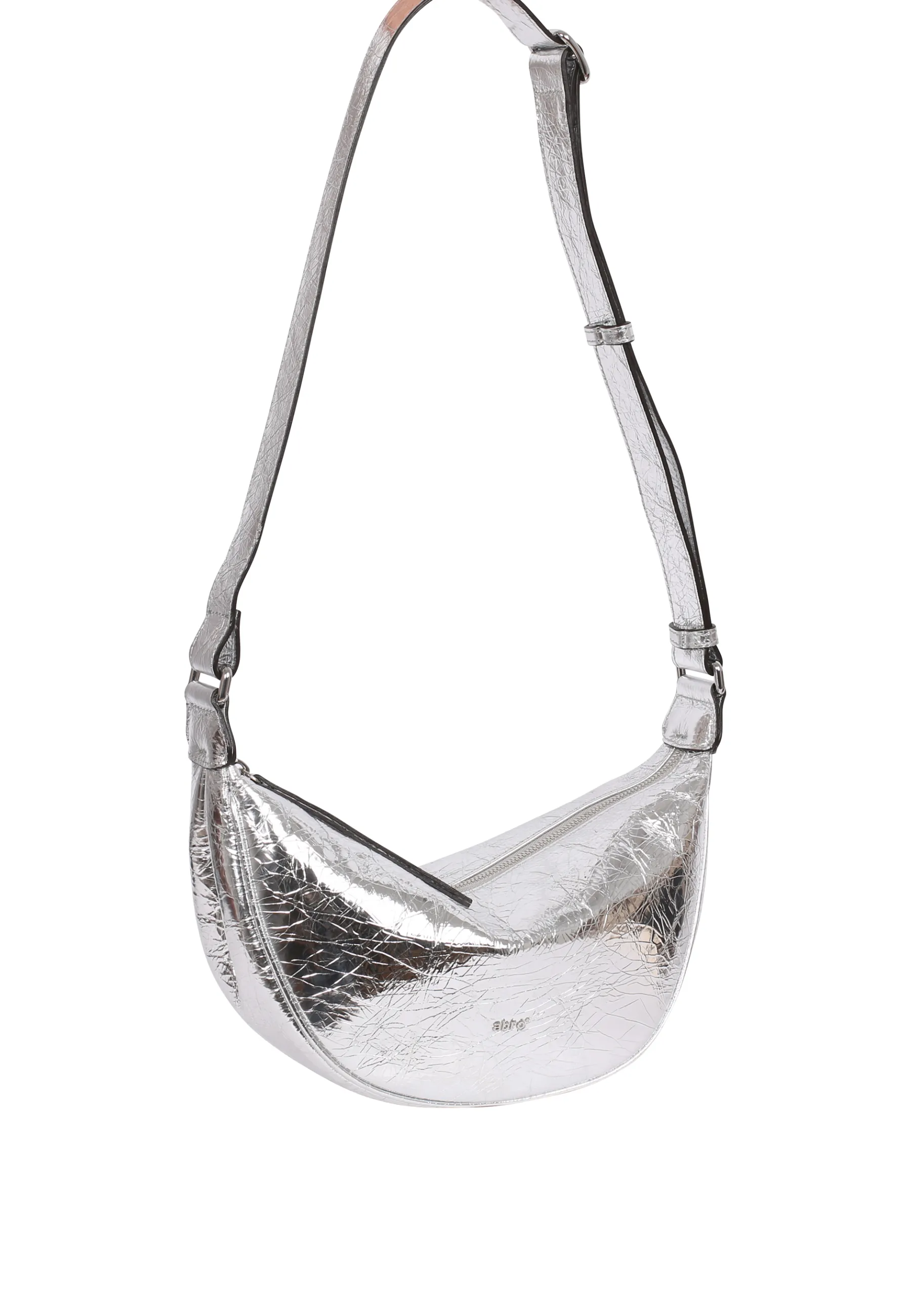 Shop Umhängetasche BY MY SIDE S Leder Quantiko silver Umhängetaschen
