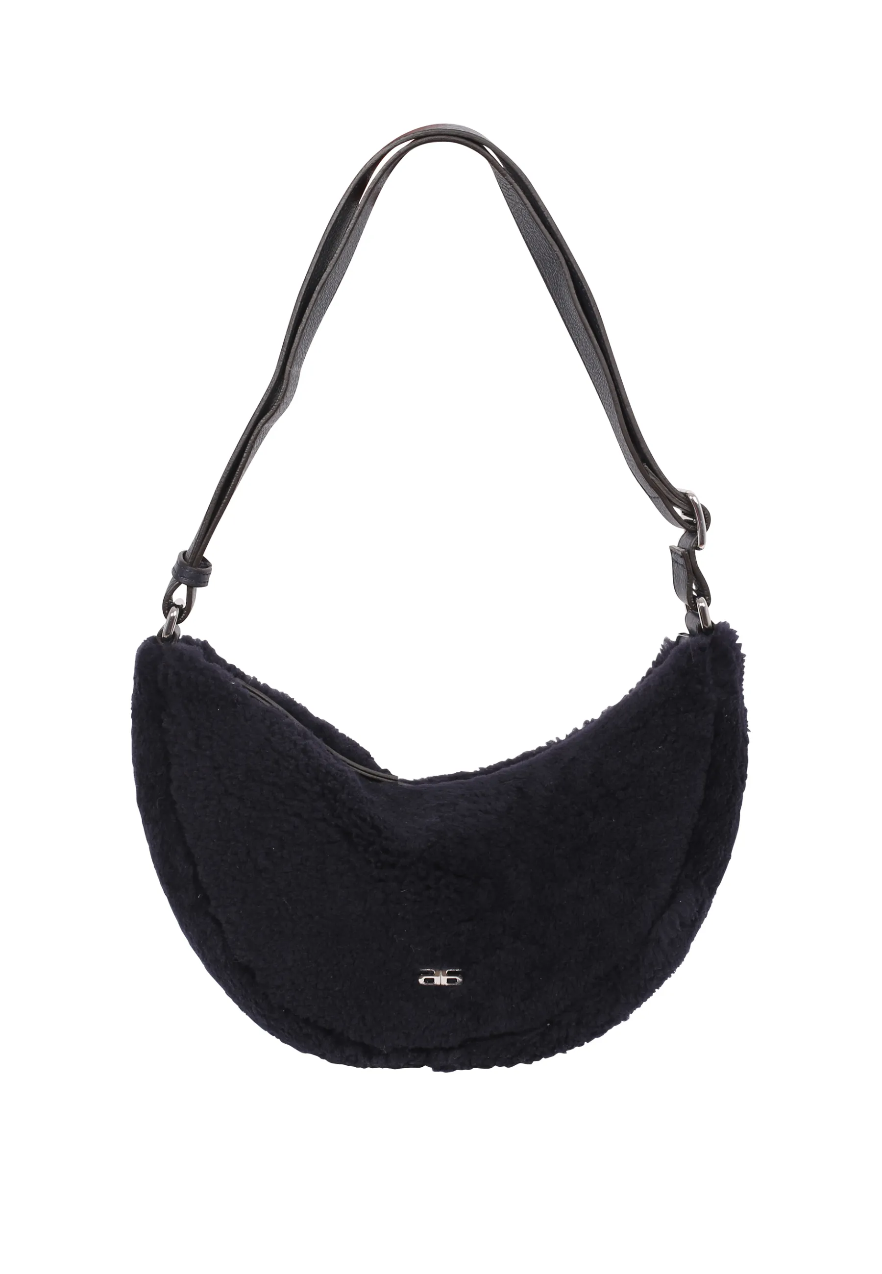 Outlet Umhängetasche BY MY SIDE small Leder Shearling navy Umhängetaschen
