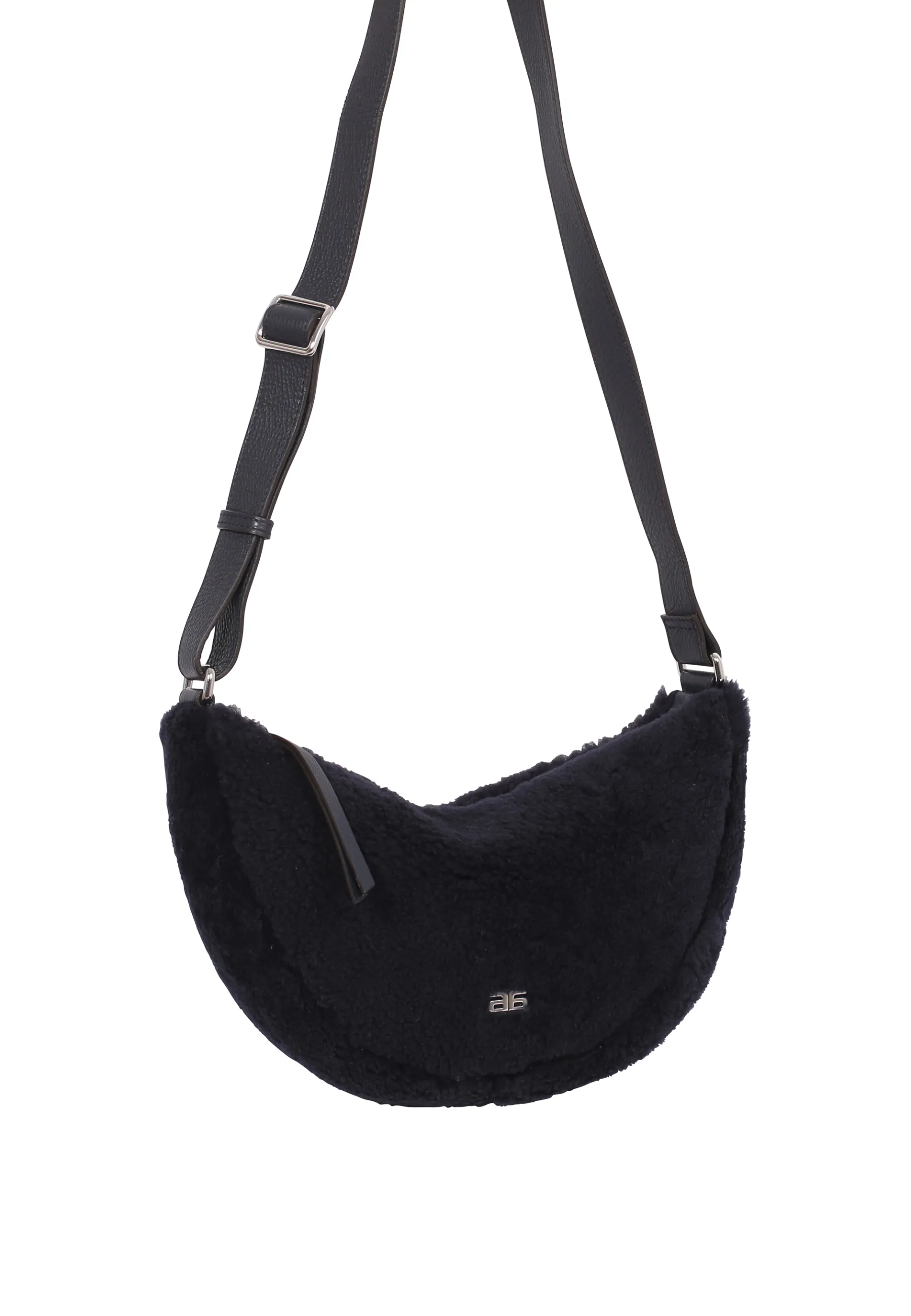 Outlet Umhängetasche BY MY SIDE small Leder Shearling navy Umhängetaschen