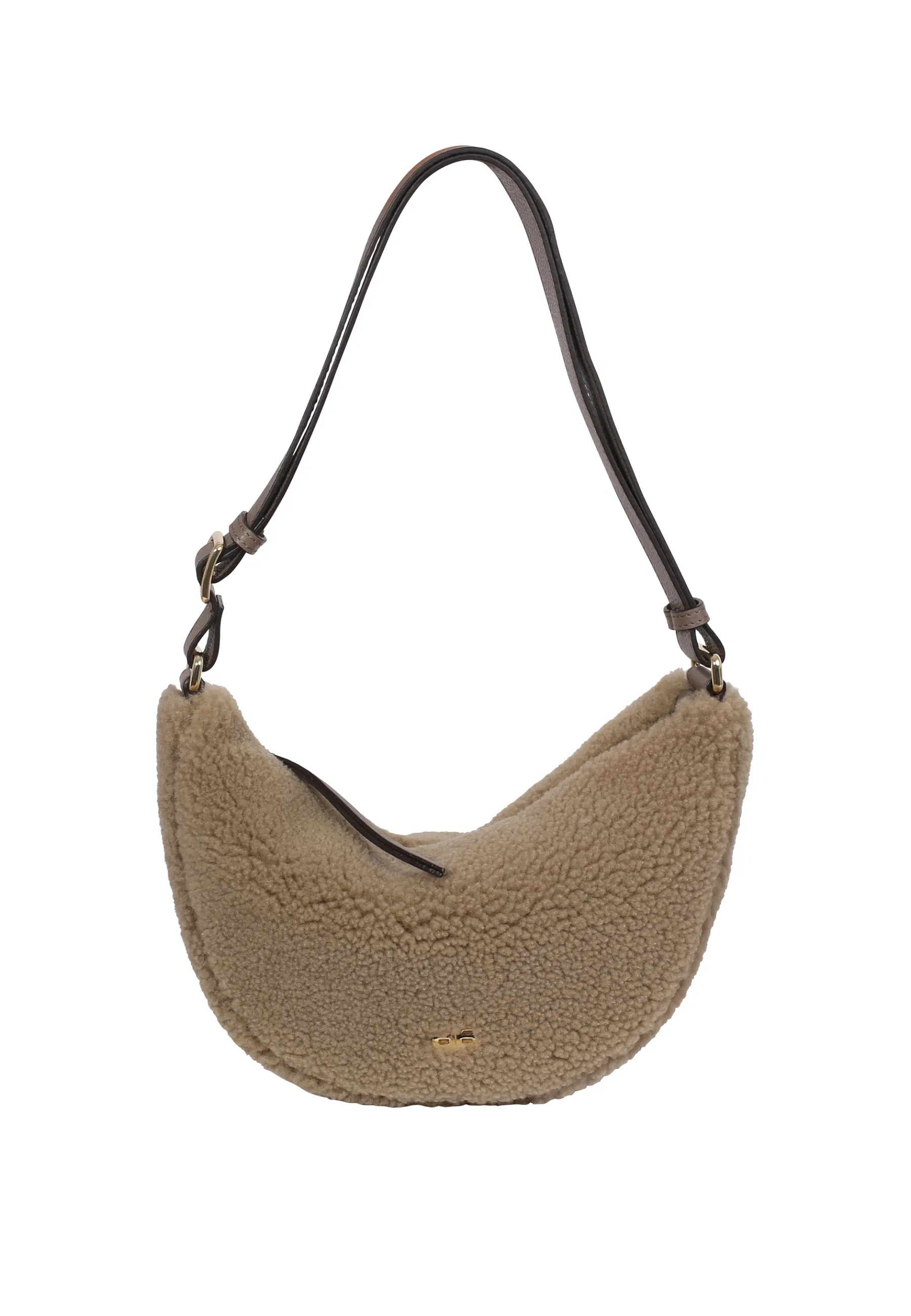 Flash Sale Umhängetasche BY MY SIDE small Leder Shearling siena Umhängetaschen