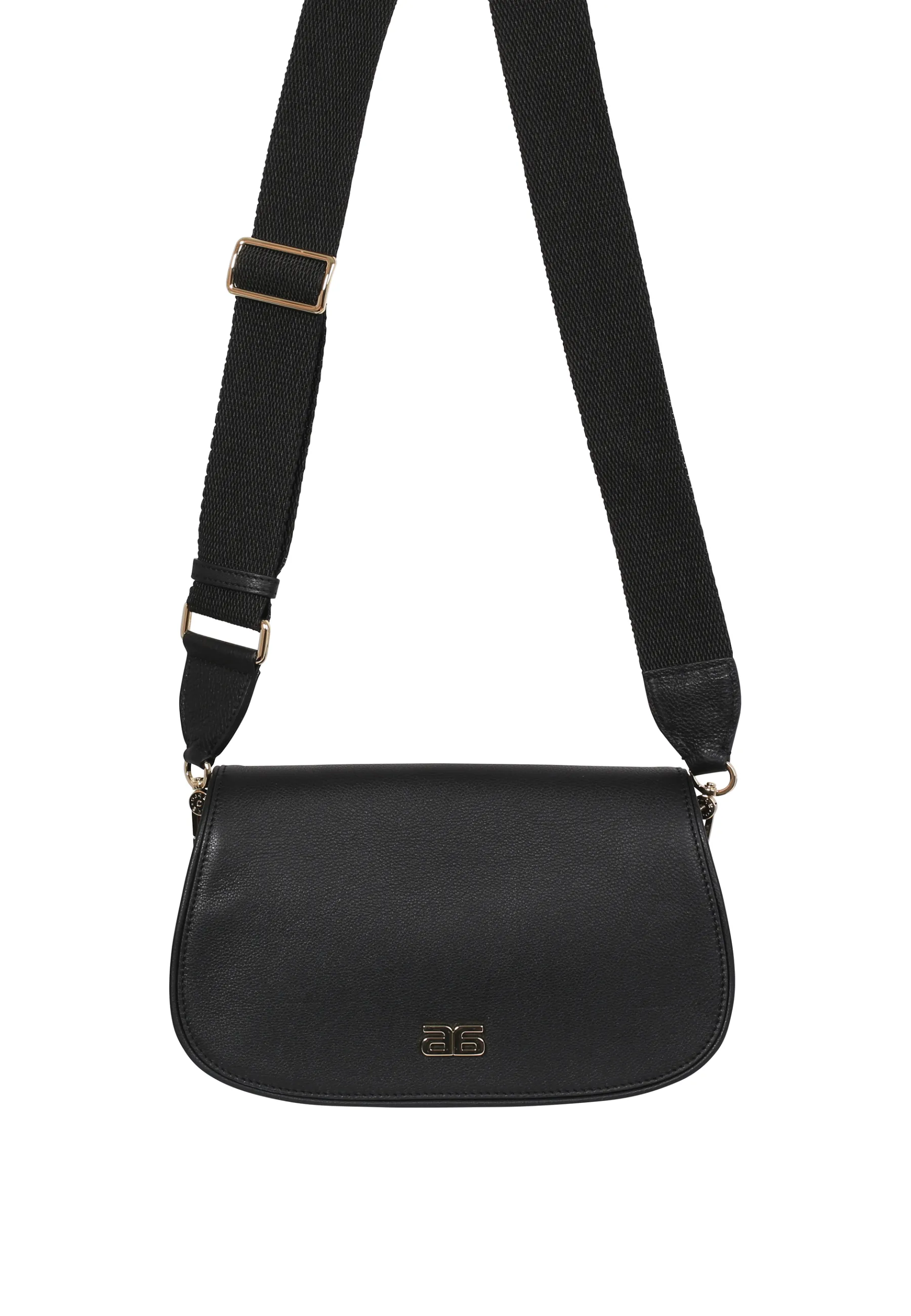 Best Sale Umhängetasche CLARA Leder Dalia black/gold Umhängetaschen