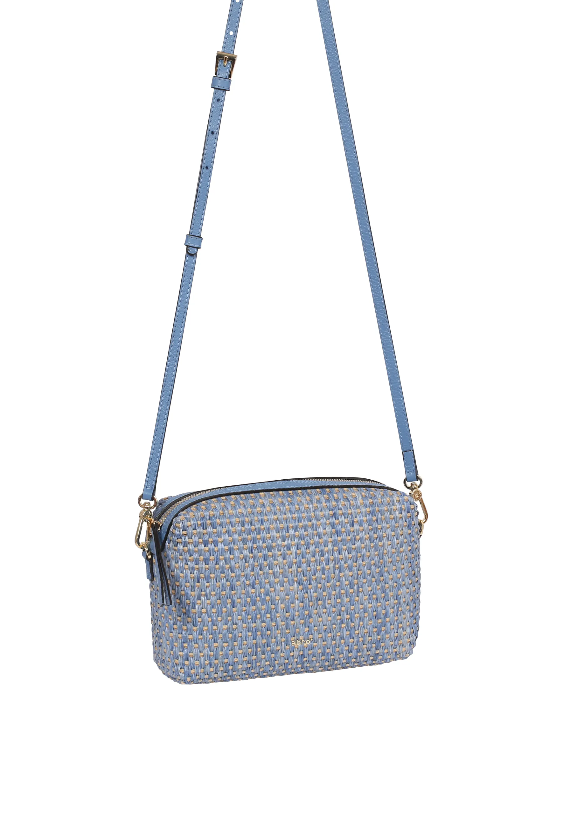 Cheap Umhängetasche KAIA Stoff Raffia cestino dreamblue Umhängetaschen