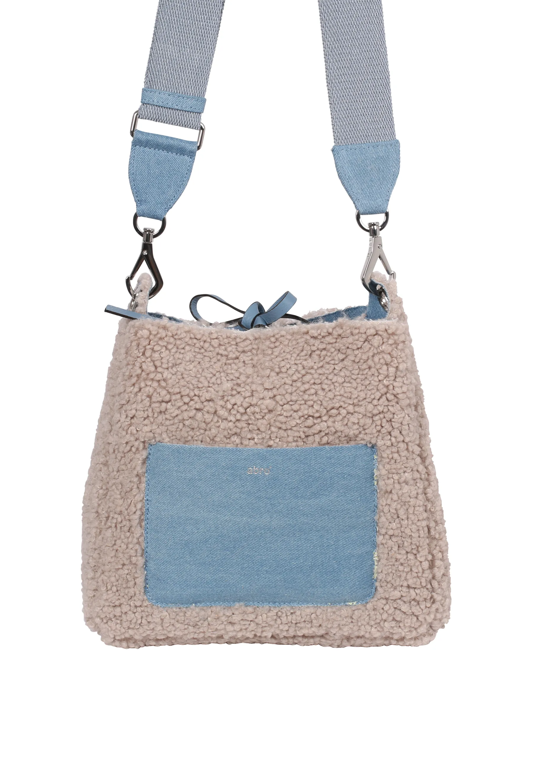 Flash Sale Umhängetasche RAQUEL small Stoff Jeans Artico light blue/taupe Umhängetaschen