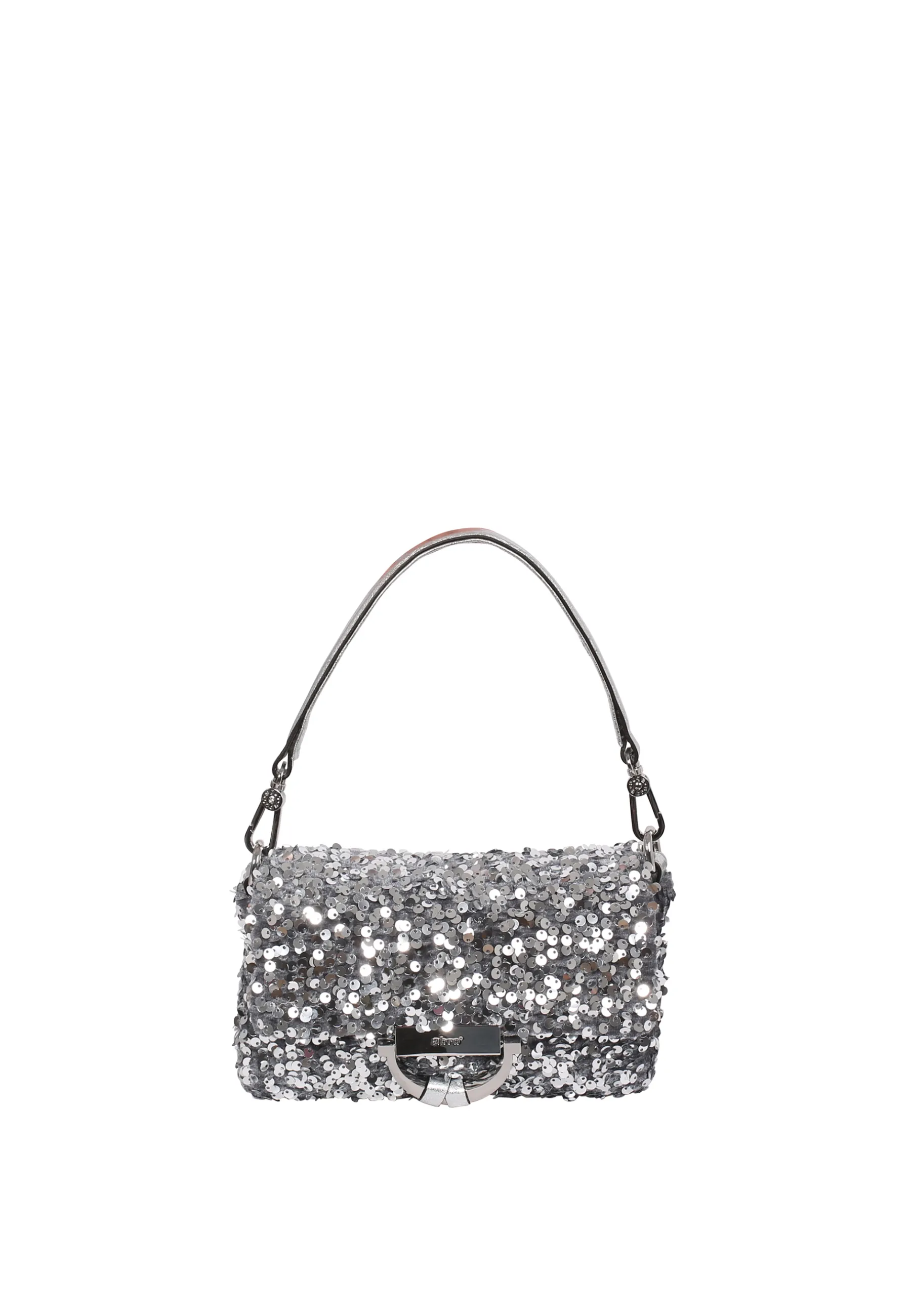 Best Sale Umhängetasche TEMI Stoff Sequins silver Umhängetaschen