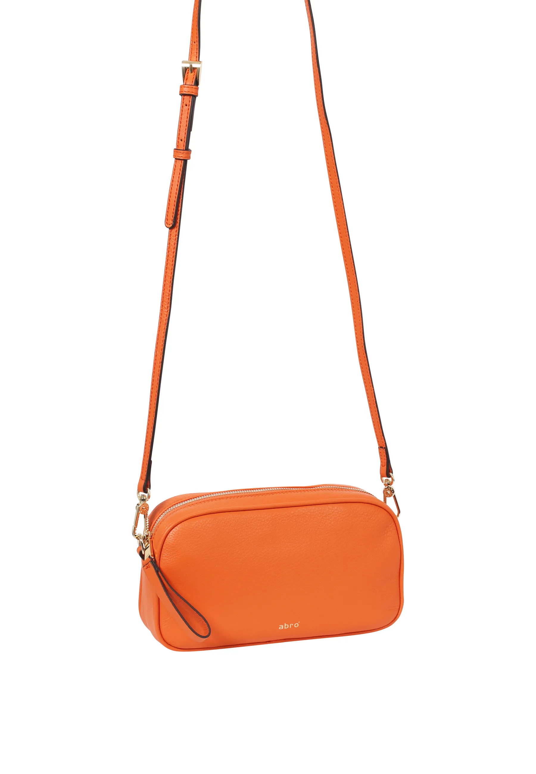 Shop Umhängetasche TINA big Leder Dalia orange Umhängetaschen